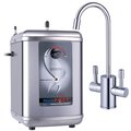 Ready Hot Instant Hot Water Dispenser with Polished Chrome Dual Lever Hot and Cold Water Faucet 41-RH-200-F560-CH